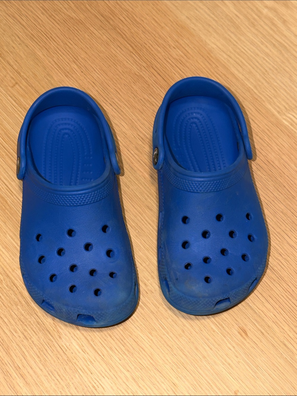 CROCS Kids Classic Clog in Royal Blue size J1